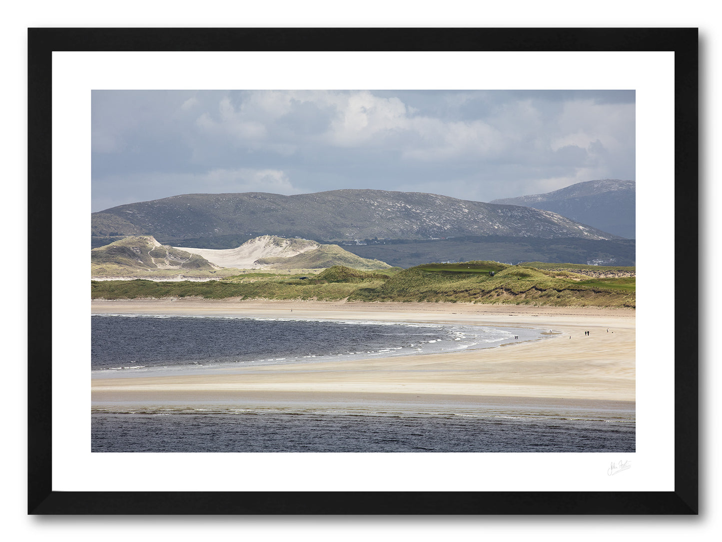 a framed fine art photographic print of Portnoo Strand in County Donegal, Ireland on a summer afternoon available to buy online