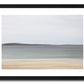 a framed intentional camera movement fine art photographic print of Glassilaun Beach in Connemara on a fine summer afternoon