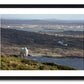 a framed fine art photographic print of a connemara pony overlooking the connemara coastline availably to buy online