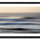 a framed fine art photographic print of Waves at el Golfo, Lanzarote side lit by the evening sun